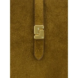 Shoulder Bag BELLO with Brown Leather Details for Women