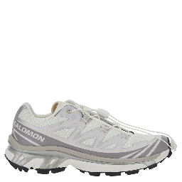 XT-6 White Sneakers with chunky rubber sole in tech fabric unisex