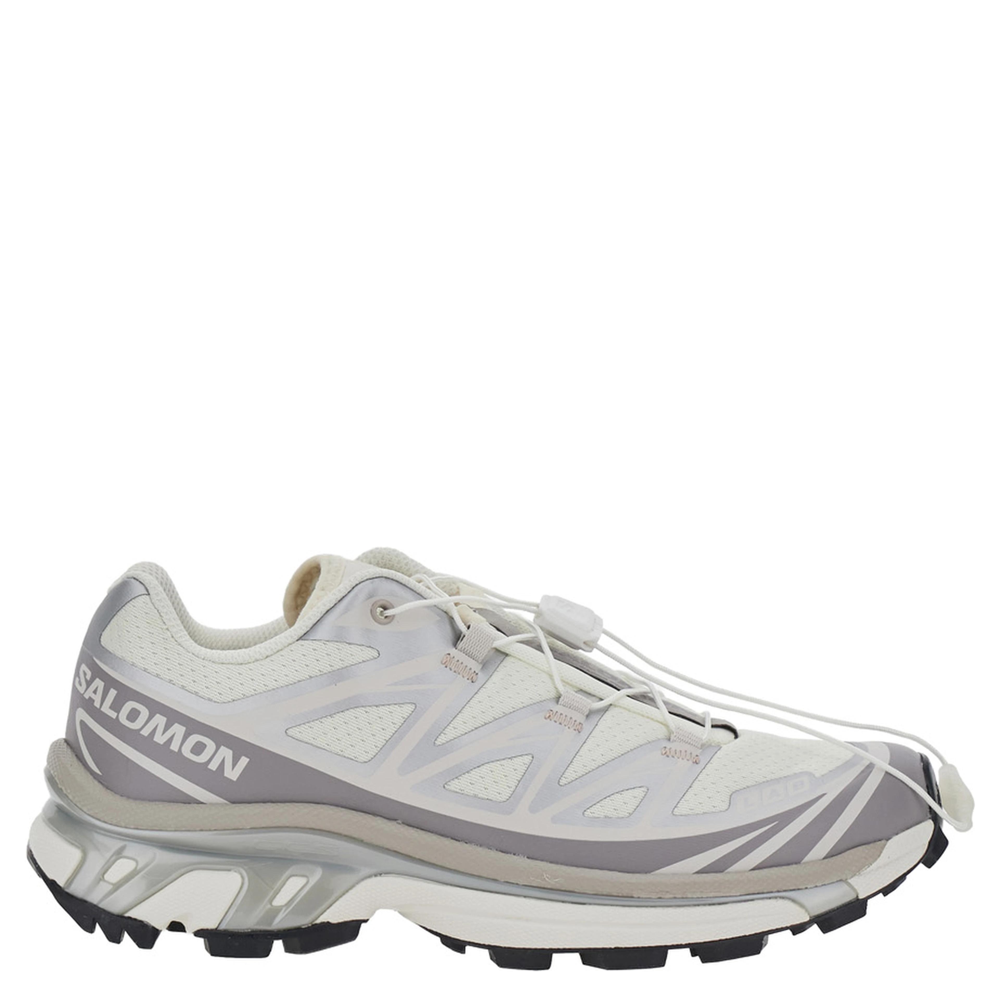 XT-6 White Sneakers with chunky rubber sole in tech fabric unisex
