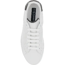 Portofino Light White Sneaker with Logo lettering on the Heel in Leather for Men