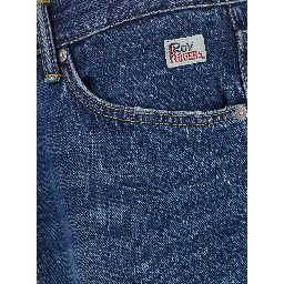 Julian is a blue selvedge denim with pockets and button closure for men