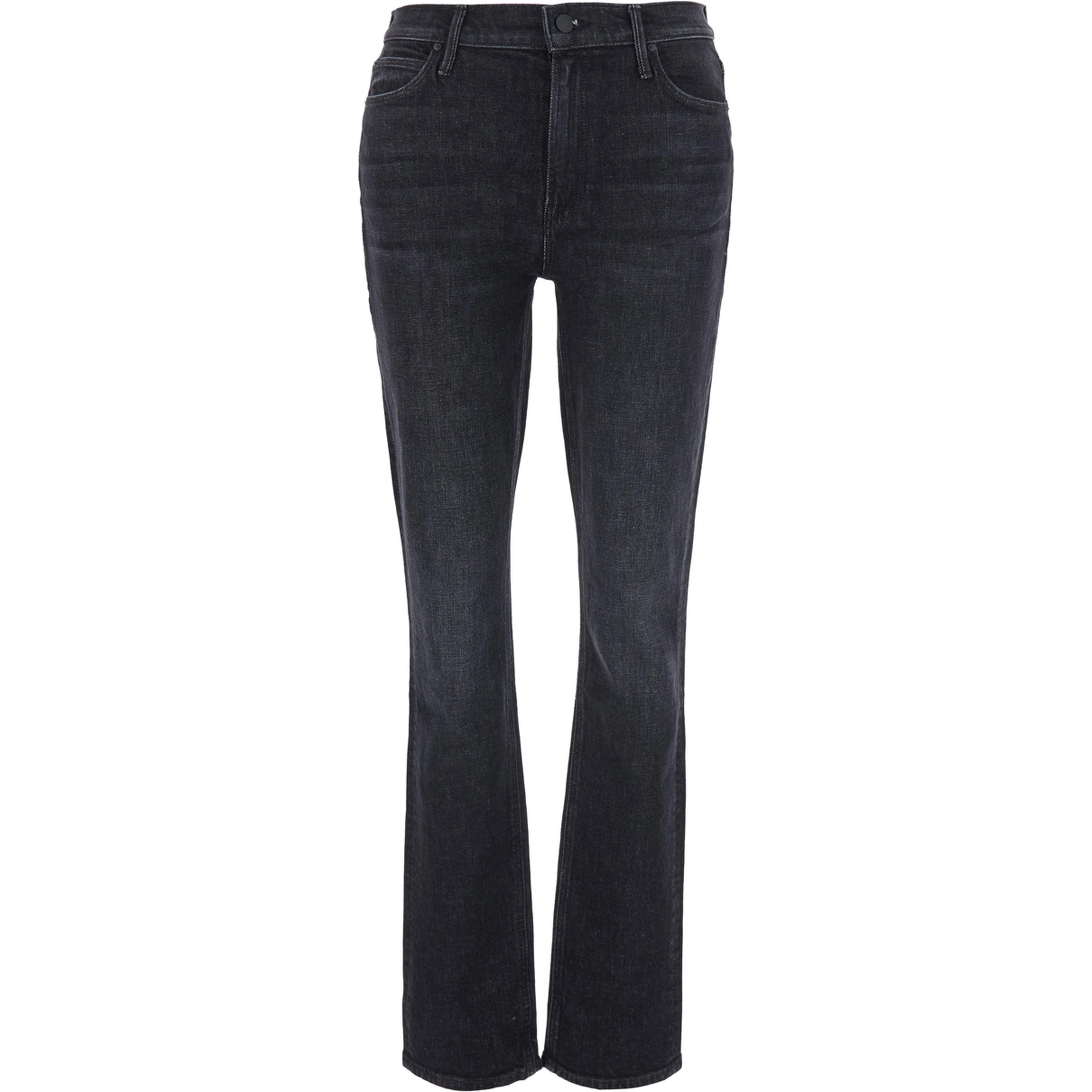 THE MID RISE DAZZLER SKIMP is a mid-rise jeans with a womens gray stretchy fabric