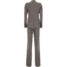 Suit PARIS with elegant finishes in Beige wool men