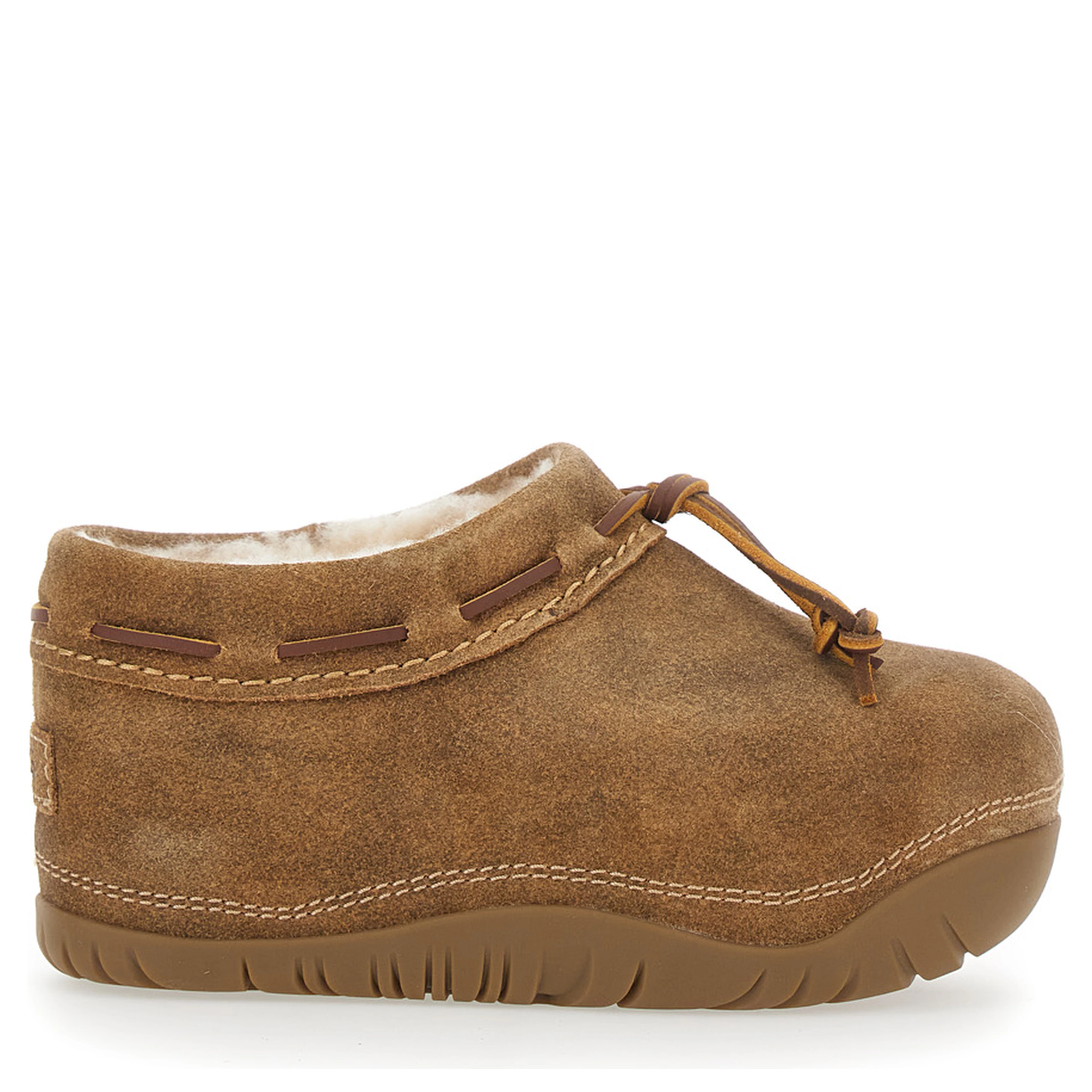 Black Ankle Boots with Laces on the Side in Suede for Women