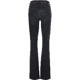 THE MID RISE DAZZLER SKIMP is a mid-rise jeans with a womens gray stretchy fabric