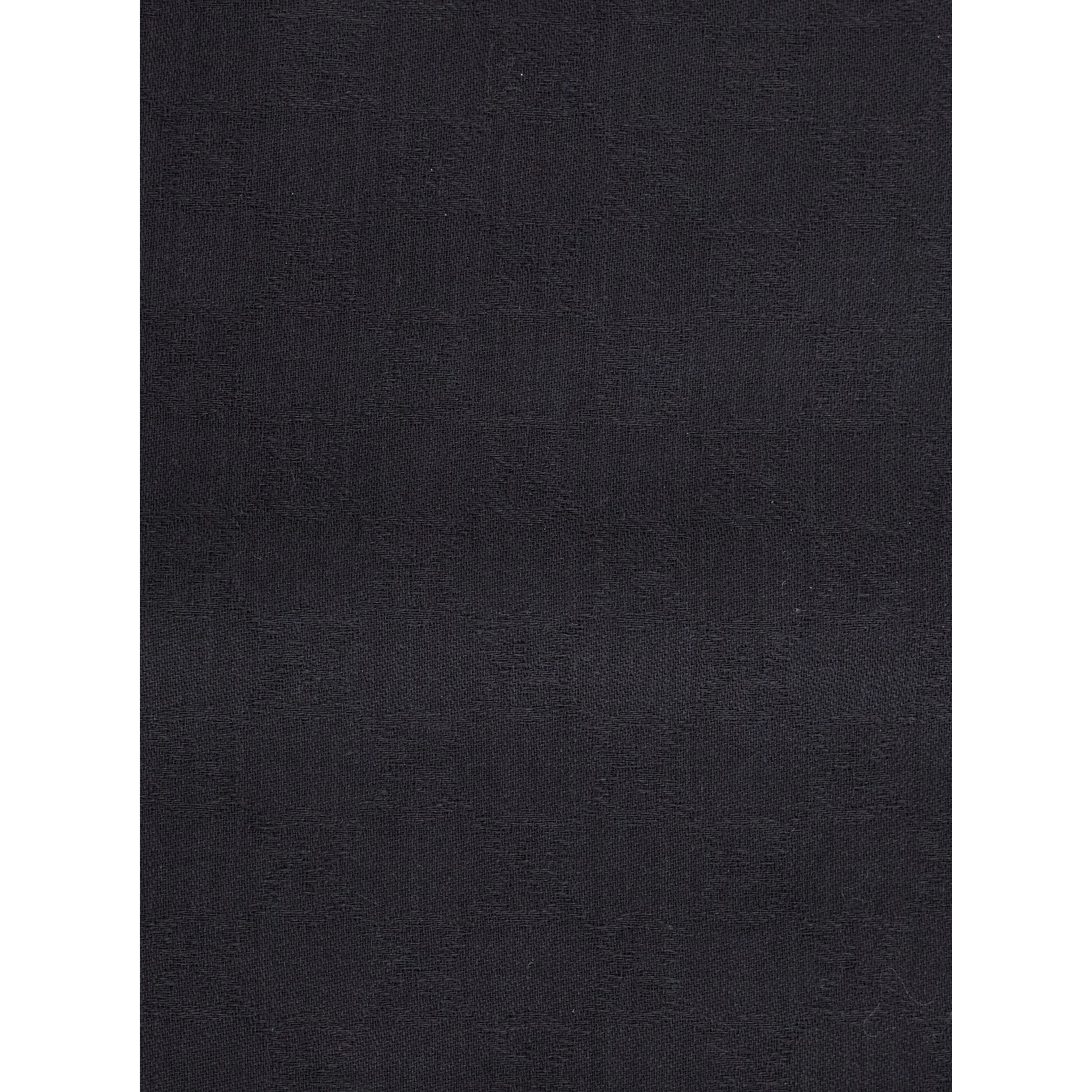 black scarf with tone-on-tone GG all-over motif in wool and silk blend for men