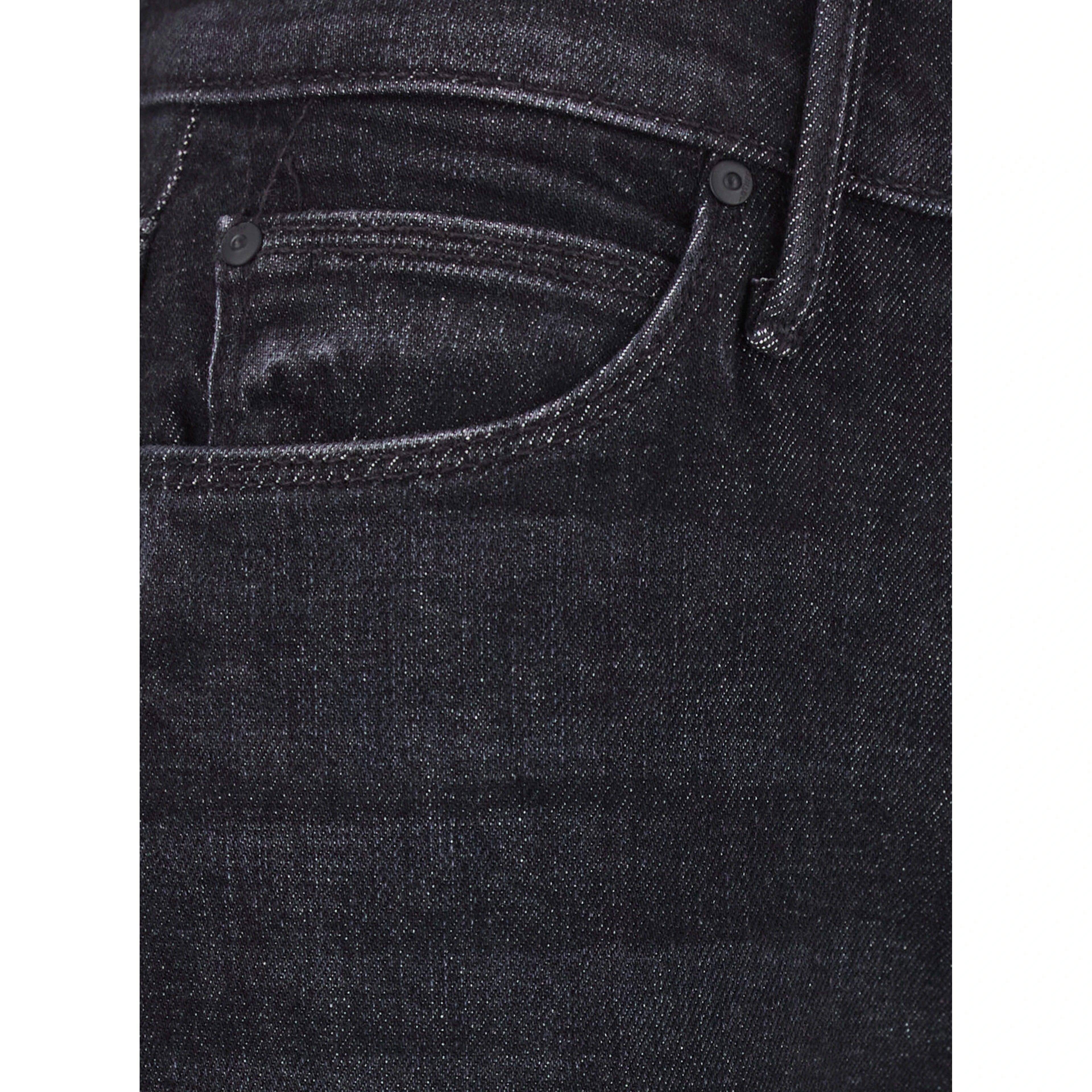 THE MID RISE DAZZLER SKIMP is a mid-rise jeans with a womens gray stretchy fabric