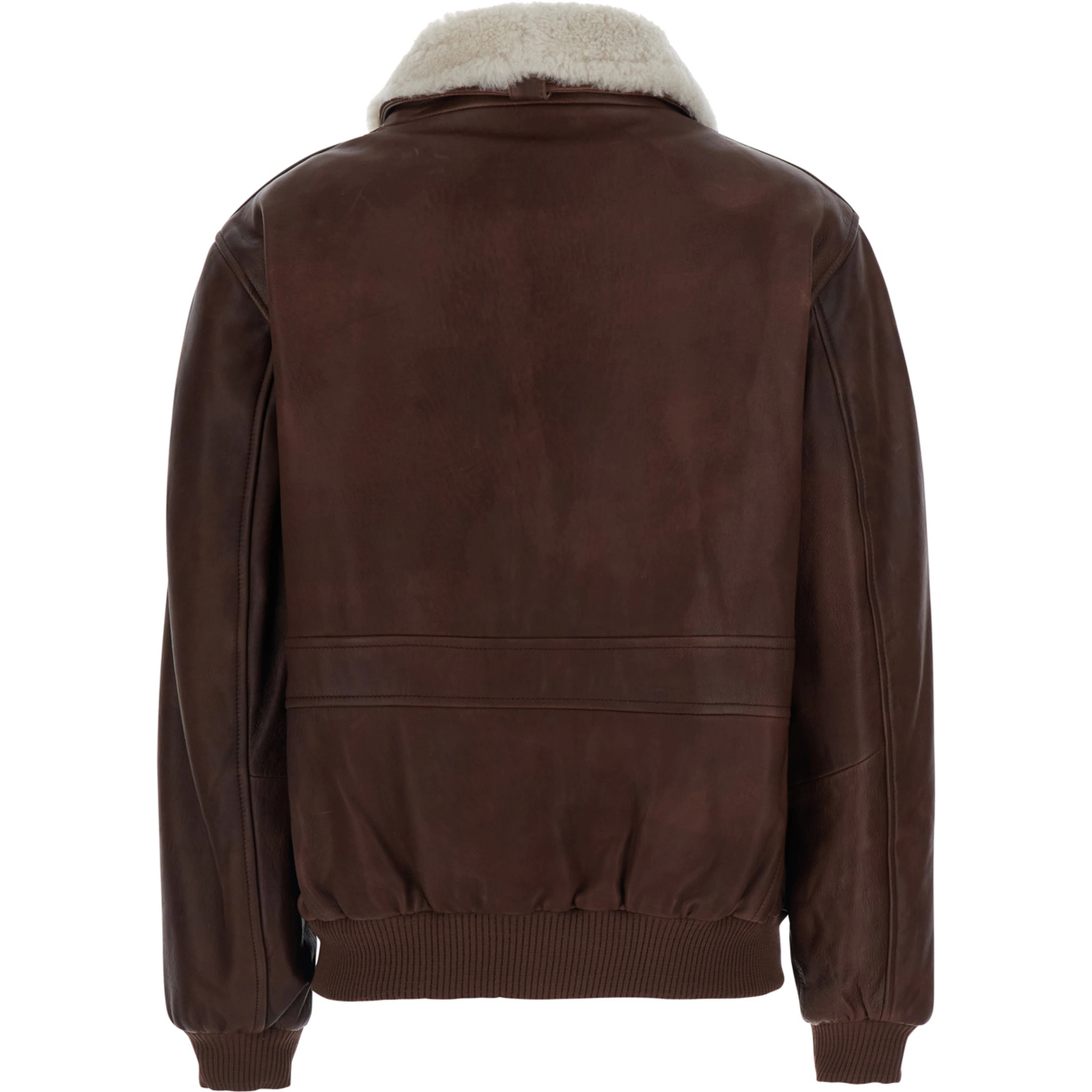Jacket MARCUS is characterized by a high collar and long sleeves in Tech Fabric in brown for men