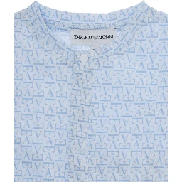 Set composto da giacca e pantaloni in Tech Fabric azzurro per bambino