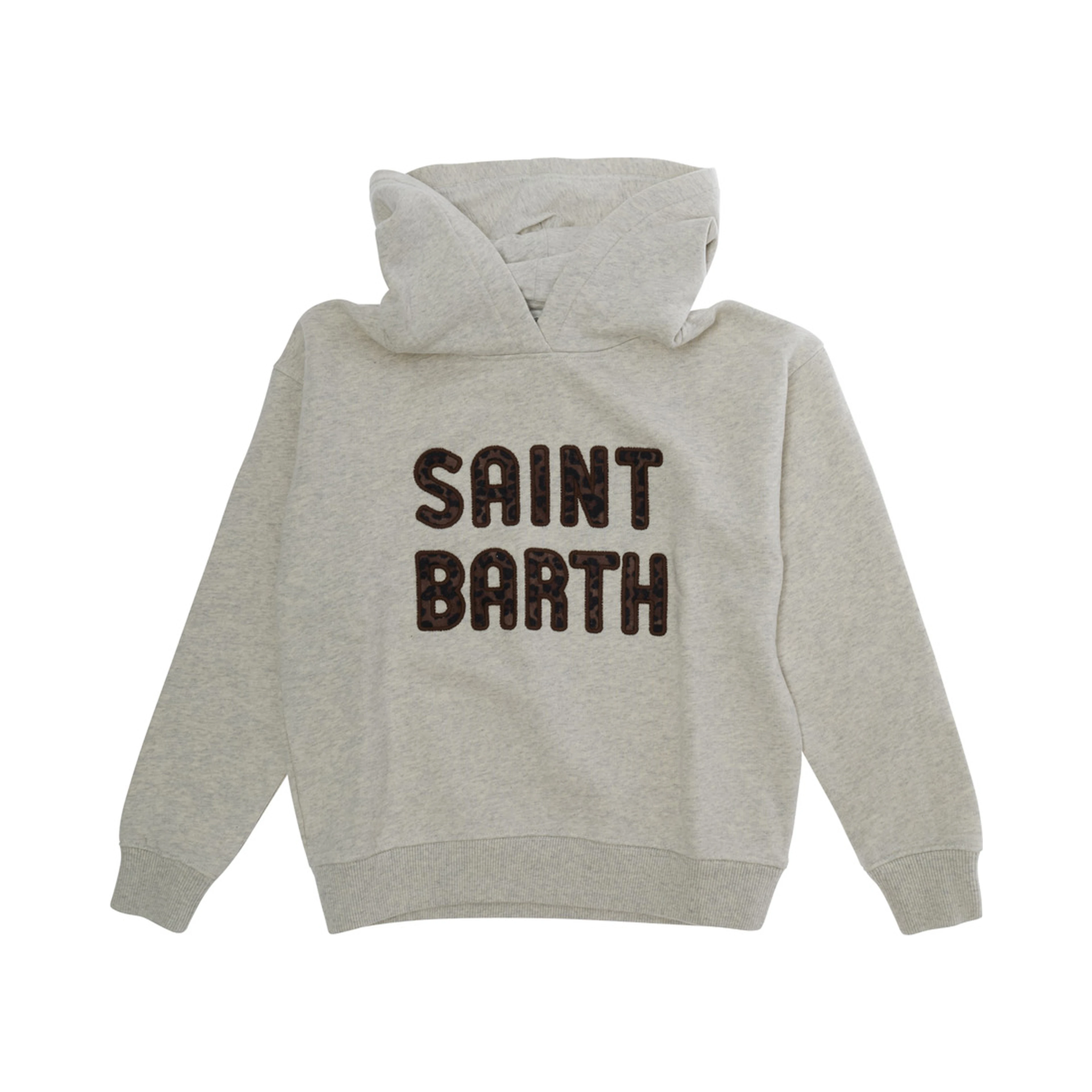 White cotton and polyester hoodie Girl
