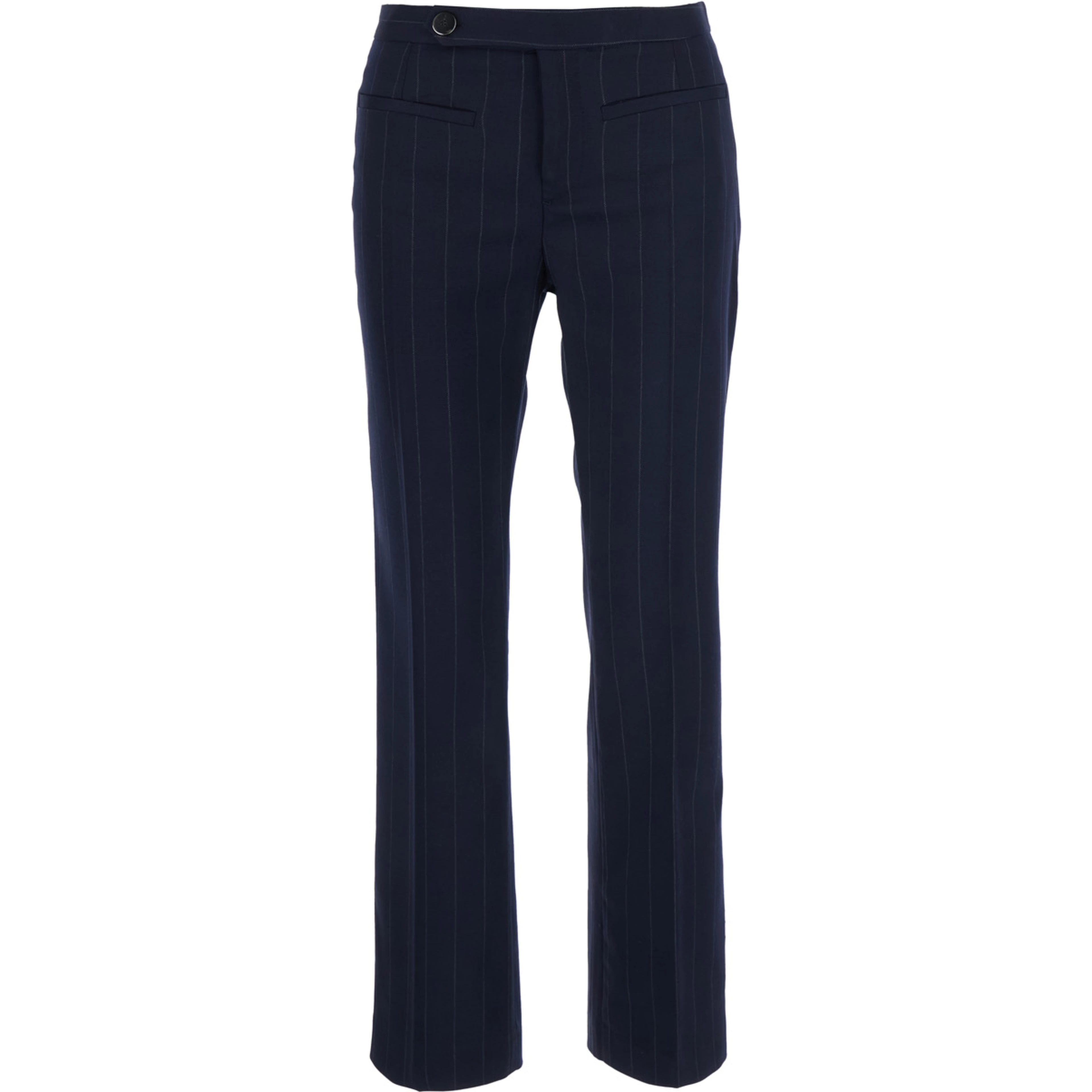 Pants characterized by a comfortable fit and a modern design in blue Tech Fabric for men