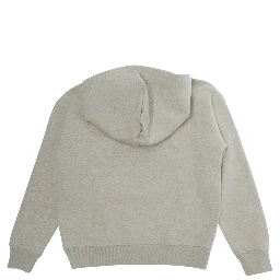 White cotton and polyester hoodie Girl