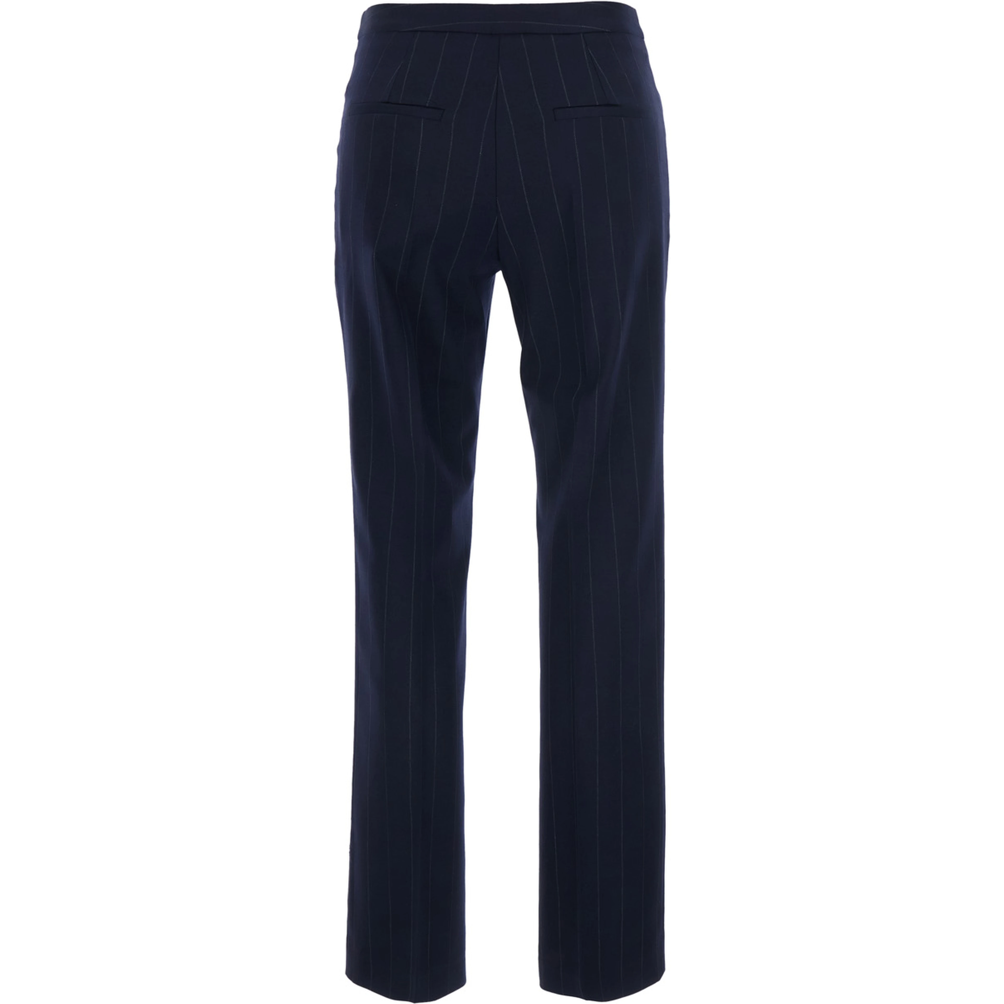 Pants characterized by a comfortable fit and a modern design in blue Tech Fabric for men