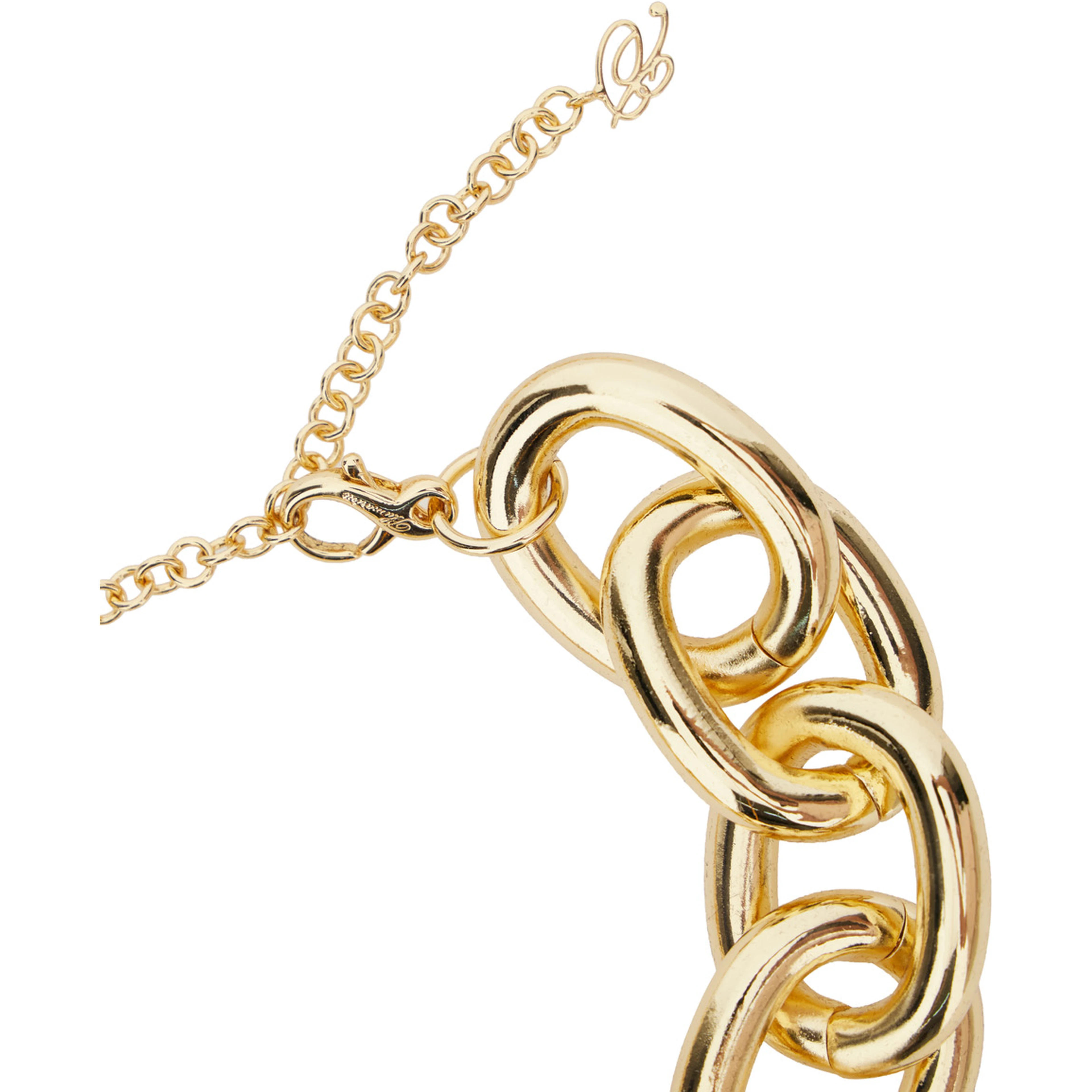 Metallic Brass Chain Necklace for Women