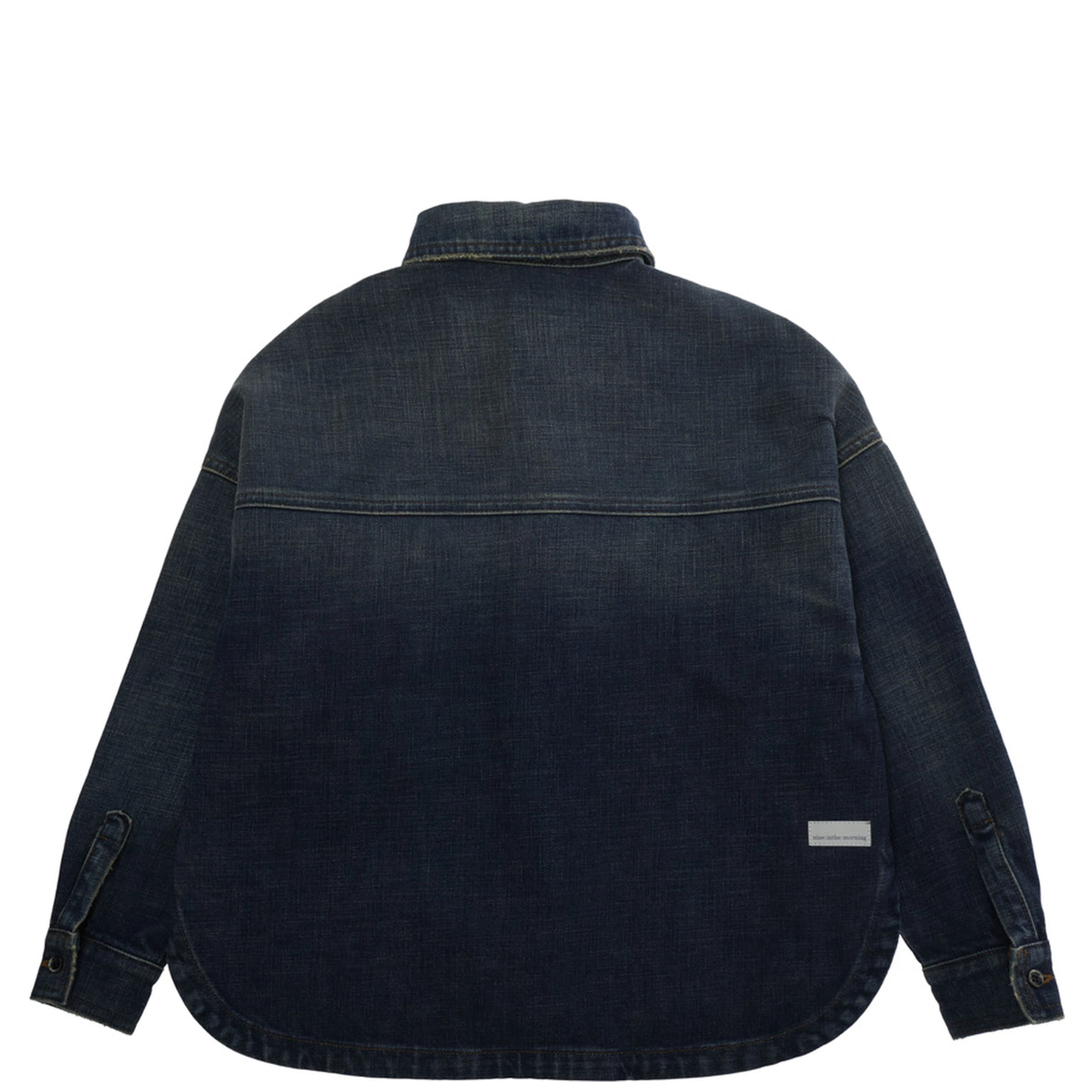 Oversized J-ROSA shirt in cotton, polyester and elastane for boys, blue