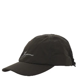 La Casquette Balluchon Brown Baseball Cap with Logo Lettering on the Front and Rear Drawstring Closure in Cotton Man