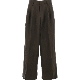 Brown Linen Pants with Two Side Pockets for Men