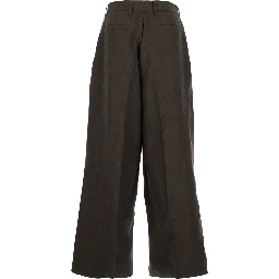 Brown Linen Pants with Two Side Pockets for Men