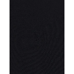Black Crewneck T-Shirt with ADC Embroidery on the Front in Cotton Man
