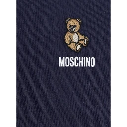 Blue T-Shirt with Logo Print on the Front in Cotton boy