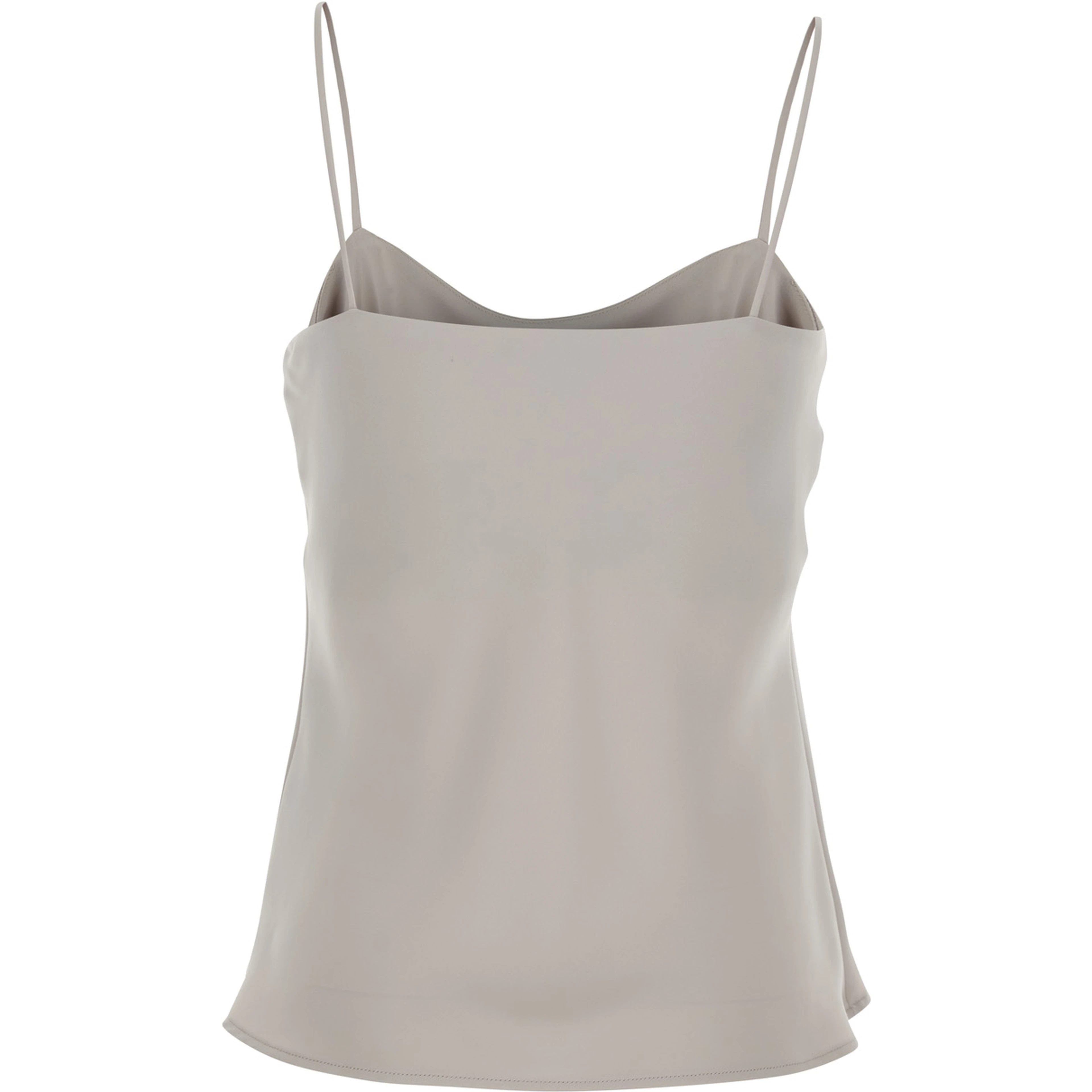 white Top with U-neck in tech fabric women