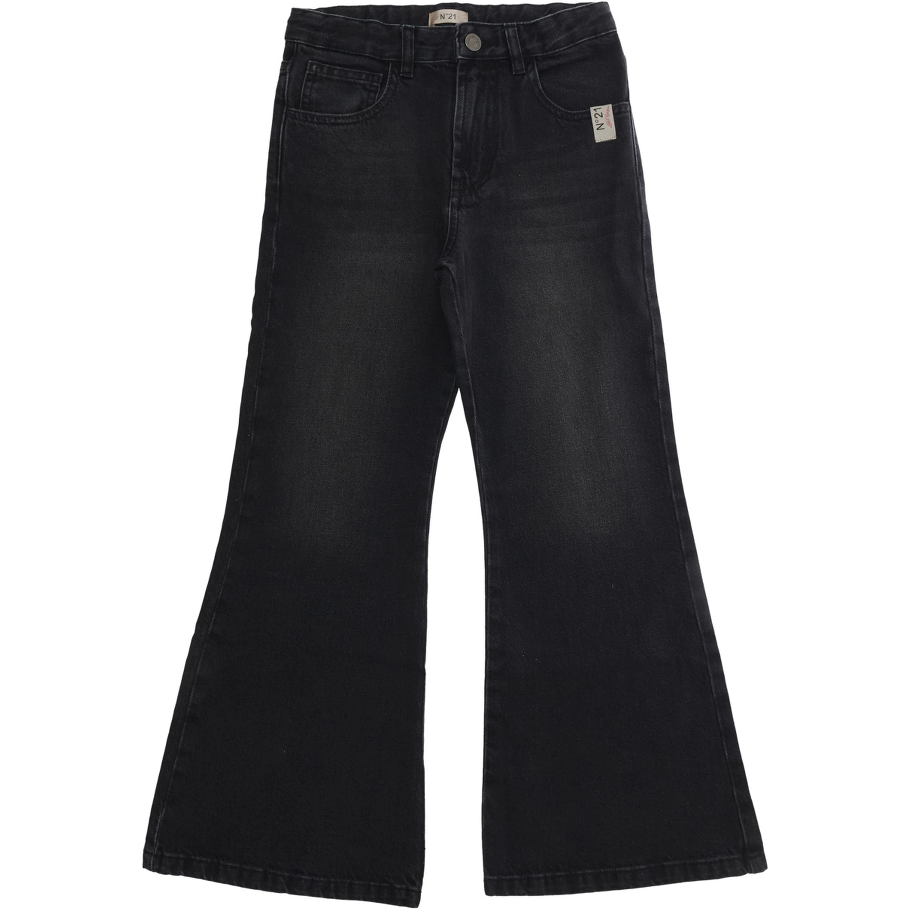 Jeans Five-pocket design with pockets and 100% cotton black boy