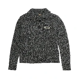 Sweater N210DNN0545N21K141F0N900 with round neck and long sleeves in Wool and Acrylic color Black for Boy