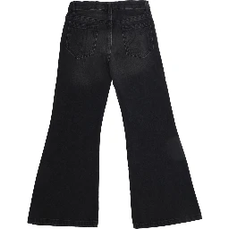 Jeans Five-pocket design with pockets and 100% cotton black boy