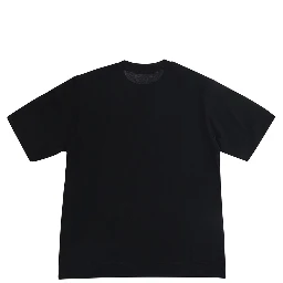 Black T-shirt with printed logo on the front in Boy