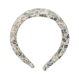 Multicolor Headband with floral motif in cotton for girl