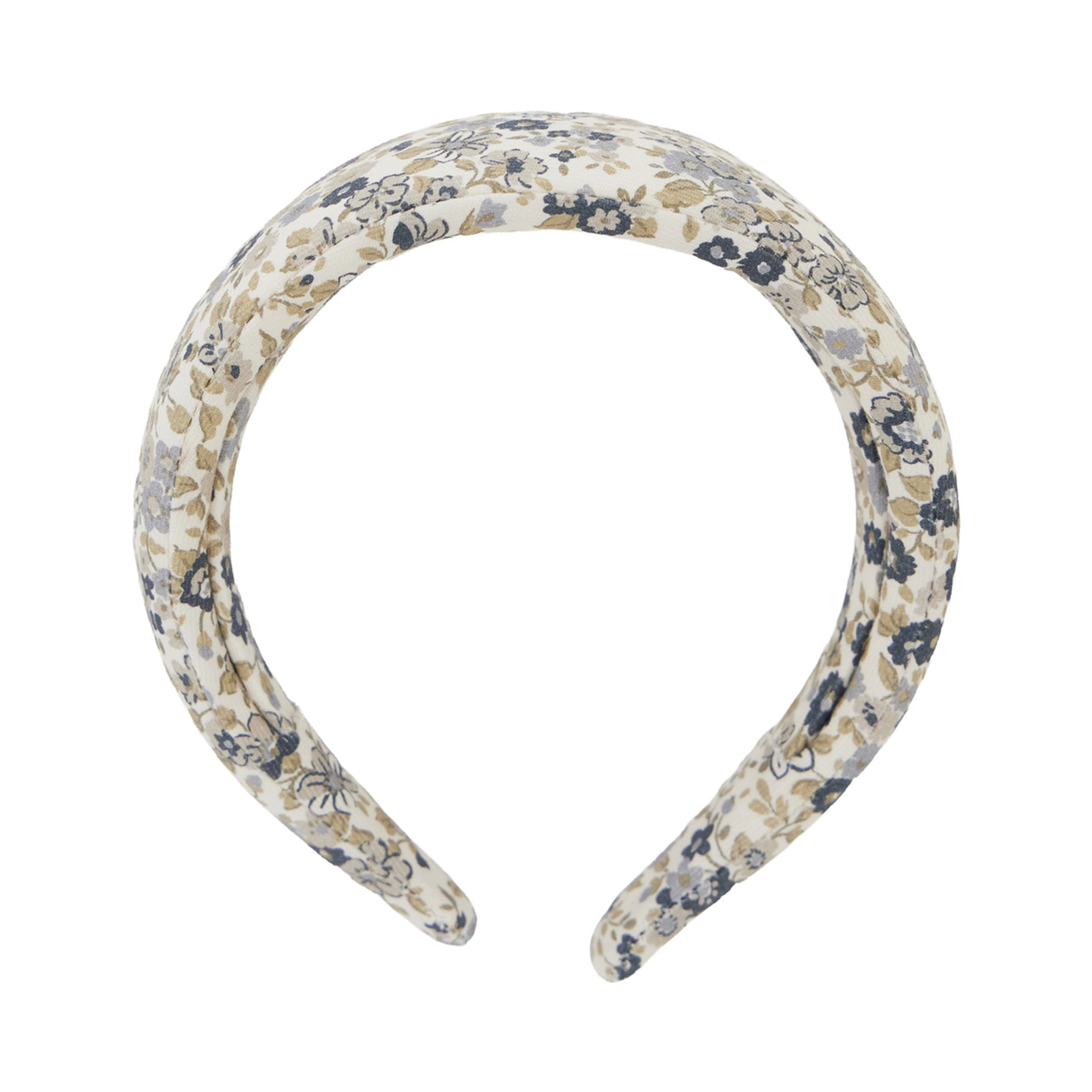 Multicolor Headband with floral motif in cotton for girl