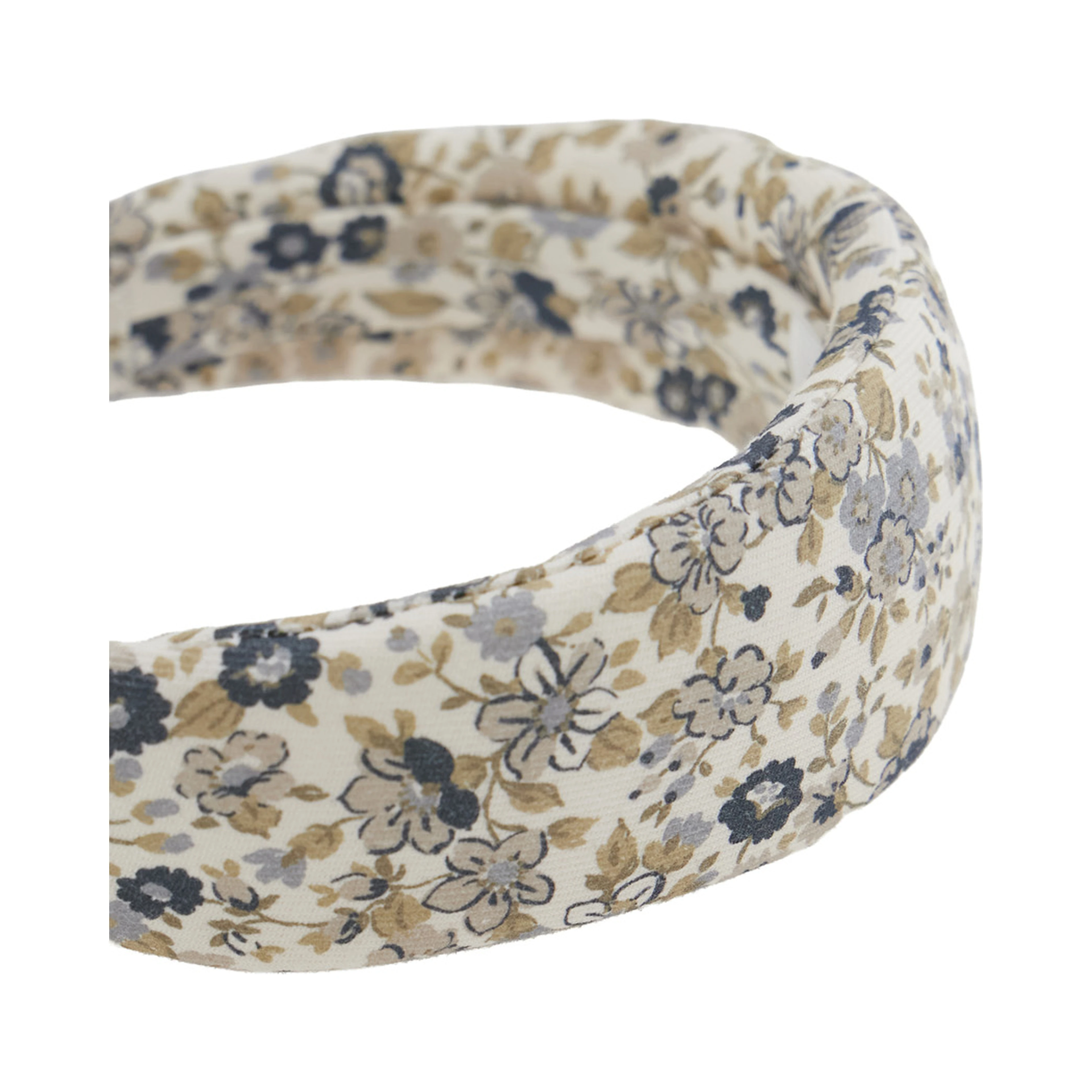 Multicolor Headband with floral motif in cotton for girl