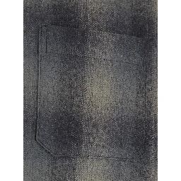 OMBRE FLANNEL ONE POCKET CHECKERED SHIRT V.2 with collar and long sleeves in cotton and wool gray for men