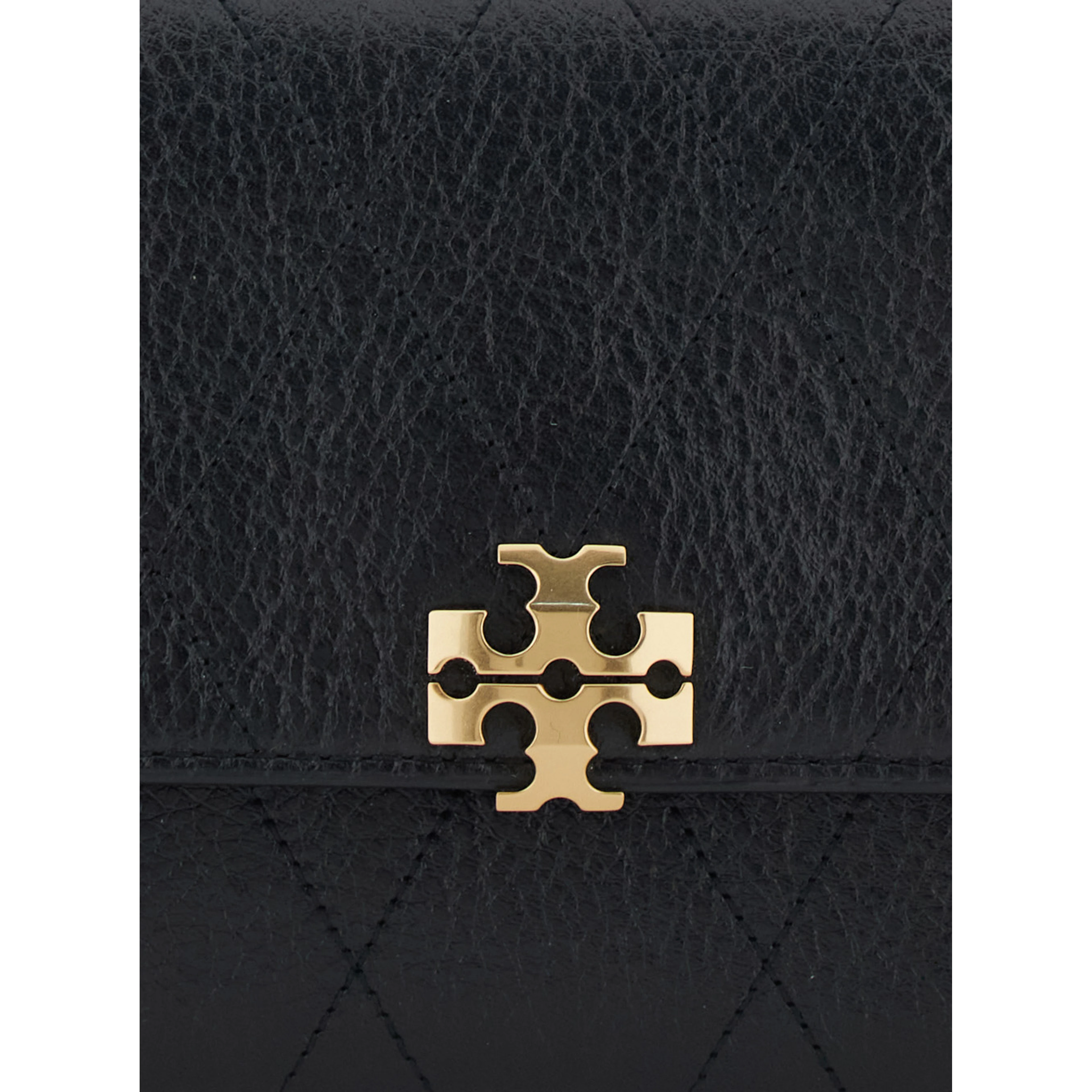 Charlie Black Mini Bag with Chain Strap in Leather for Women