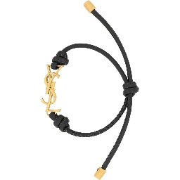 CASSANDRE YSL LEATHER BRACELET