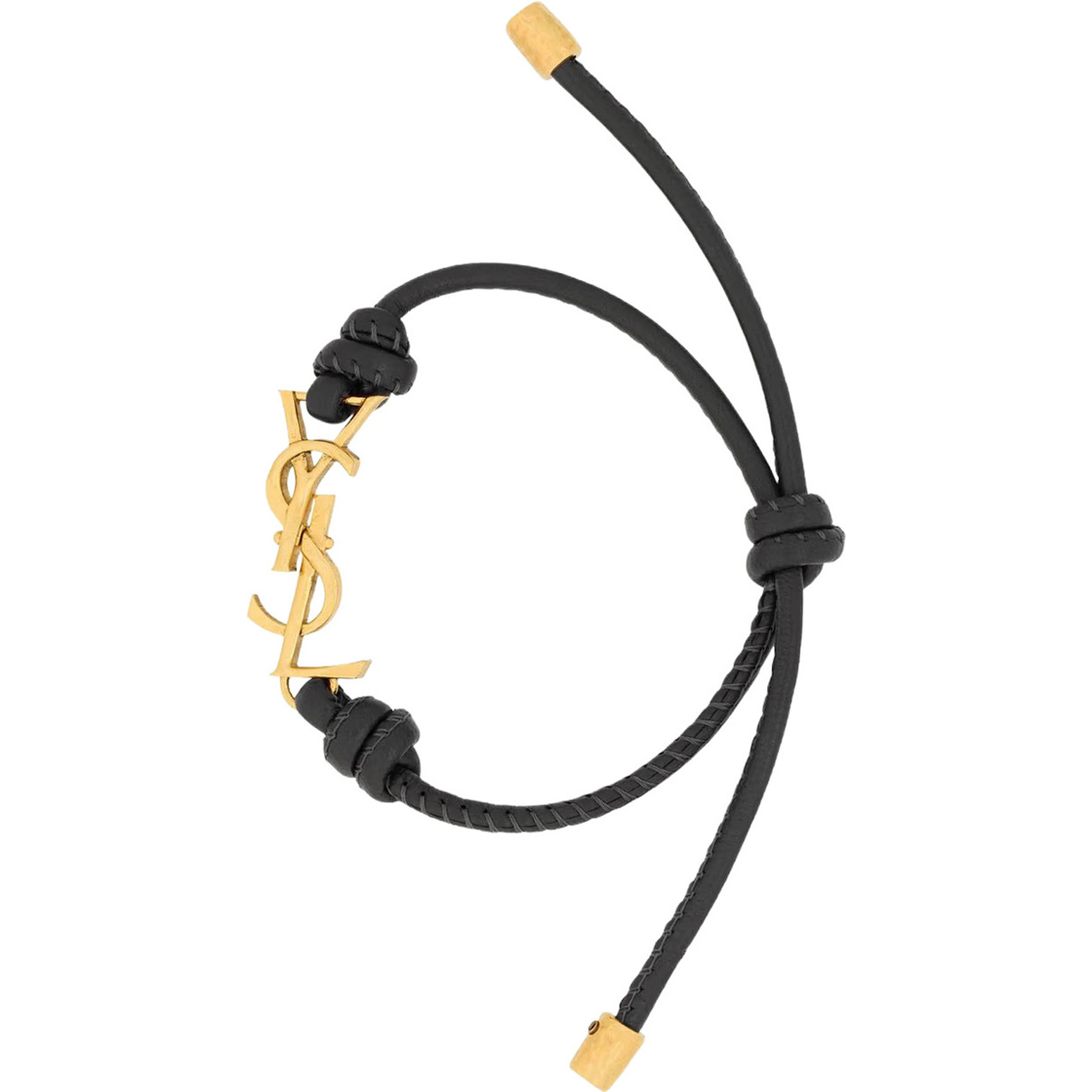 CASSANDRE YSL LEATHER BRACELET