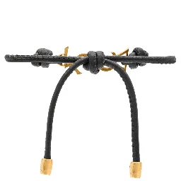 CASSANDRE YSL LEATHER BRACELET