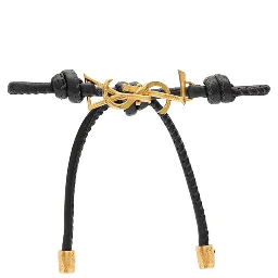 CASSANDRE YSL LEATHER BRACELET
