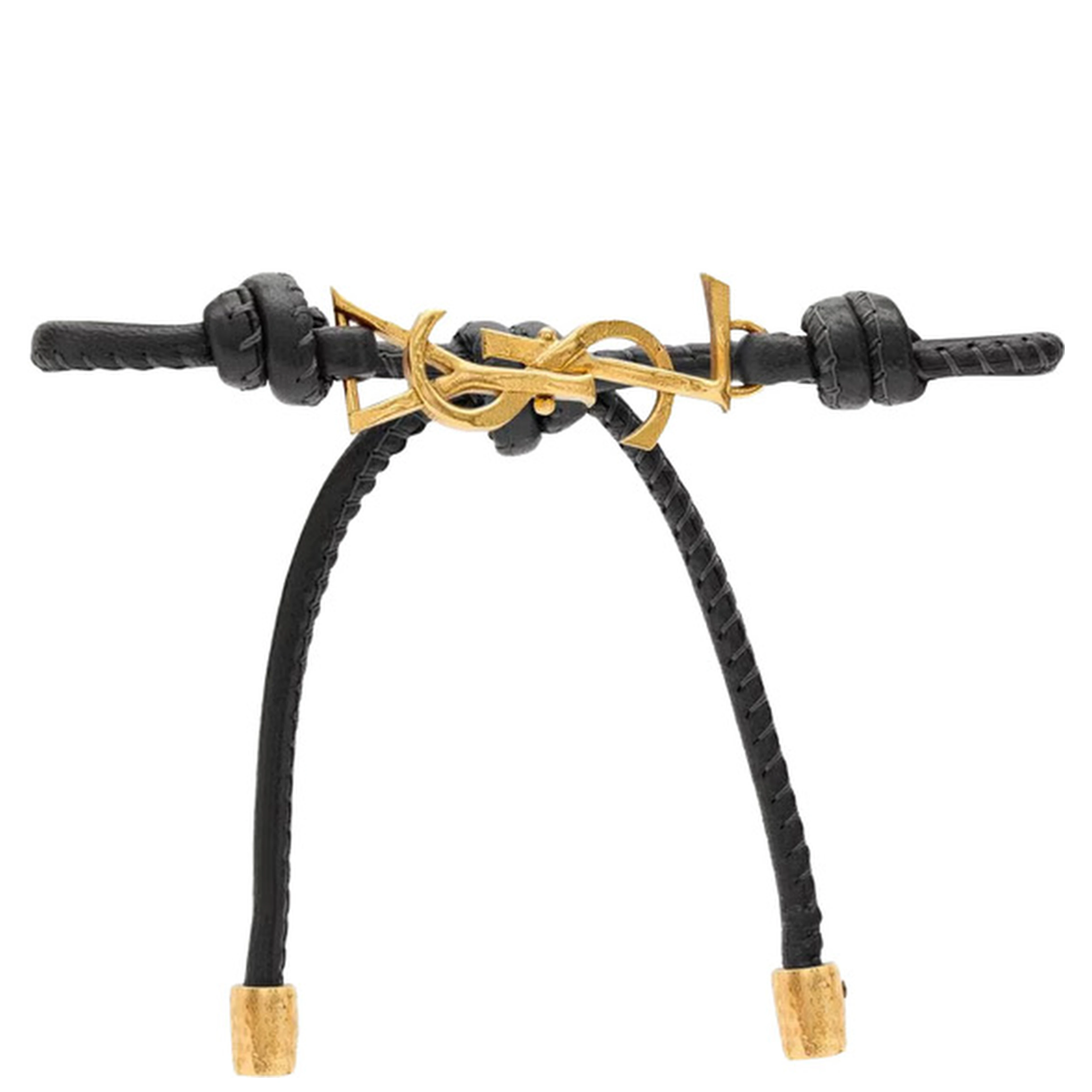 CASSANDRE YSL LEATHER BRACELET