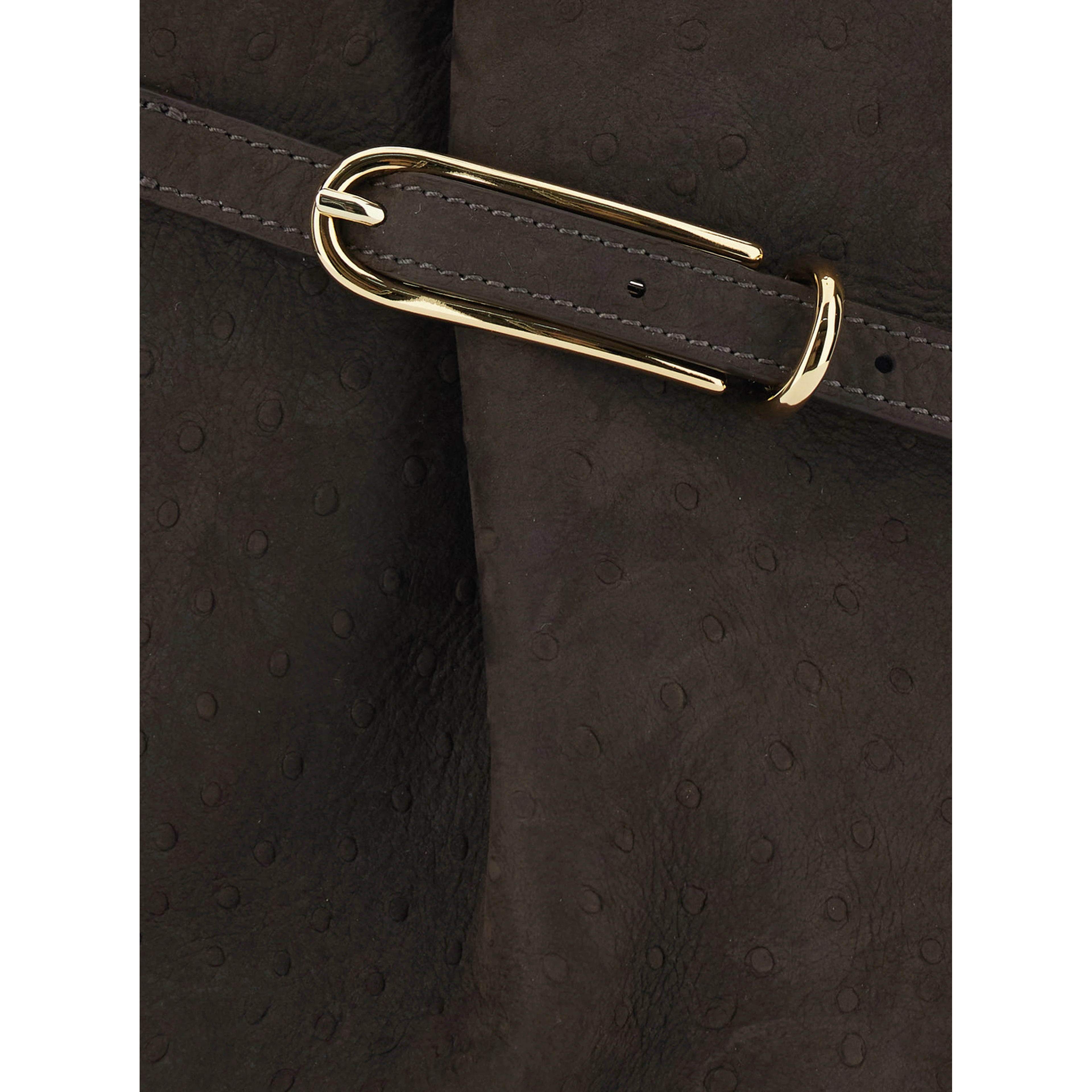 Brown Crossbody Bag with Adjustable Strap in Suede for Women