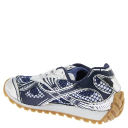 Orbit blue Sneaker with Logo Lettering Detail in Tech Fabric Men