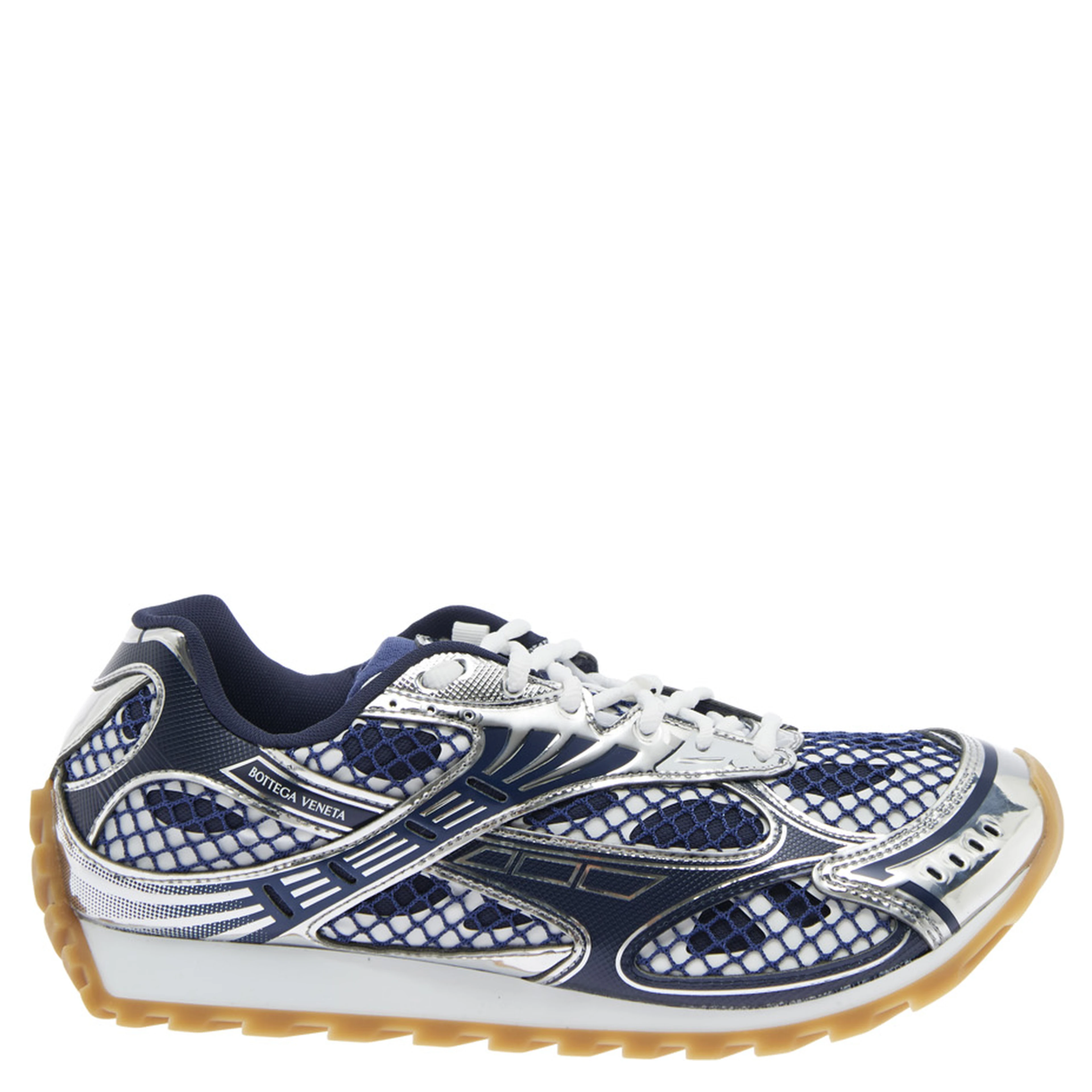 Orbit blue Sneaker with Logo Lettering Detail in Tech Fabric Men
