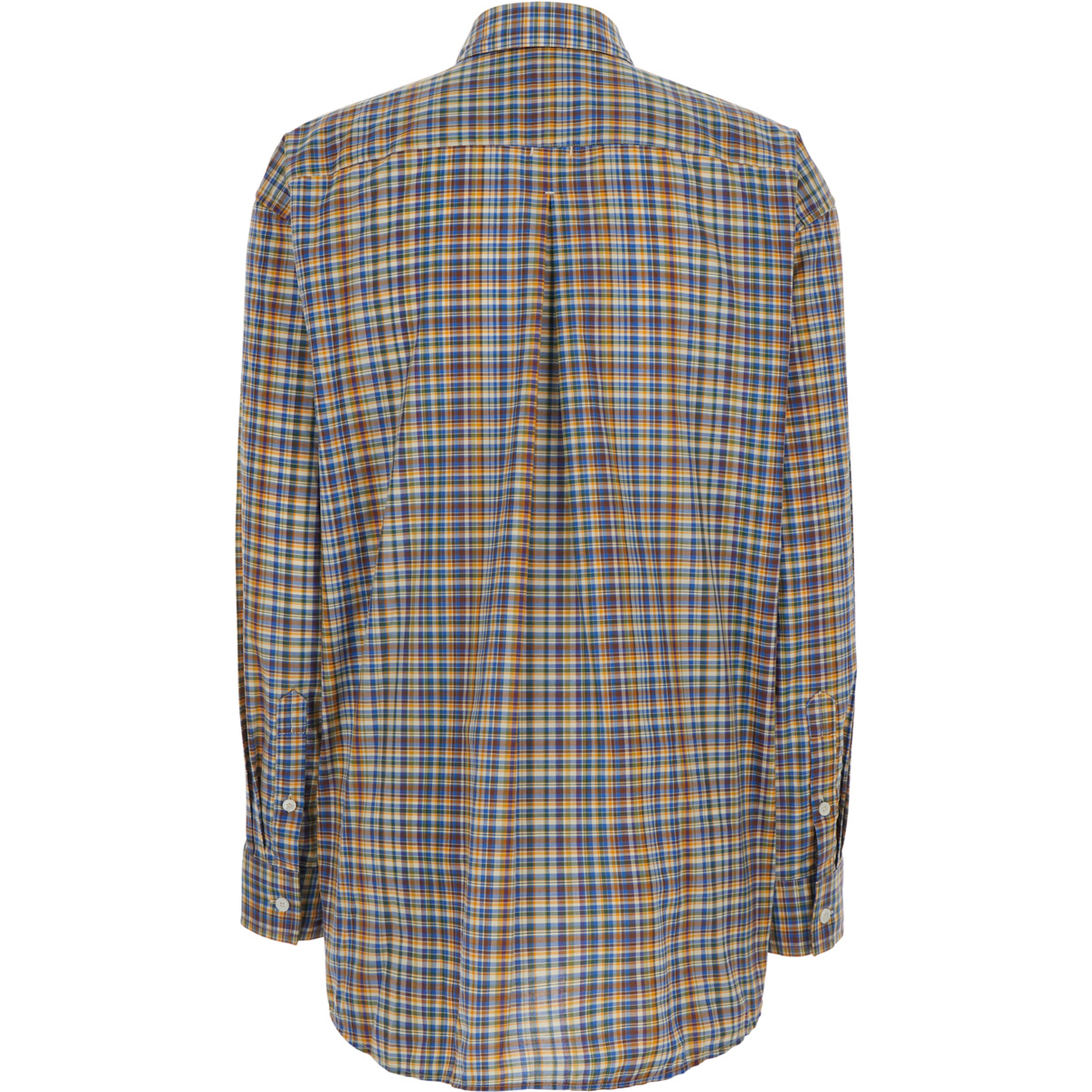 multicolor Shirt with all-over check pattern in cotton for women