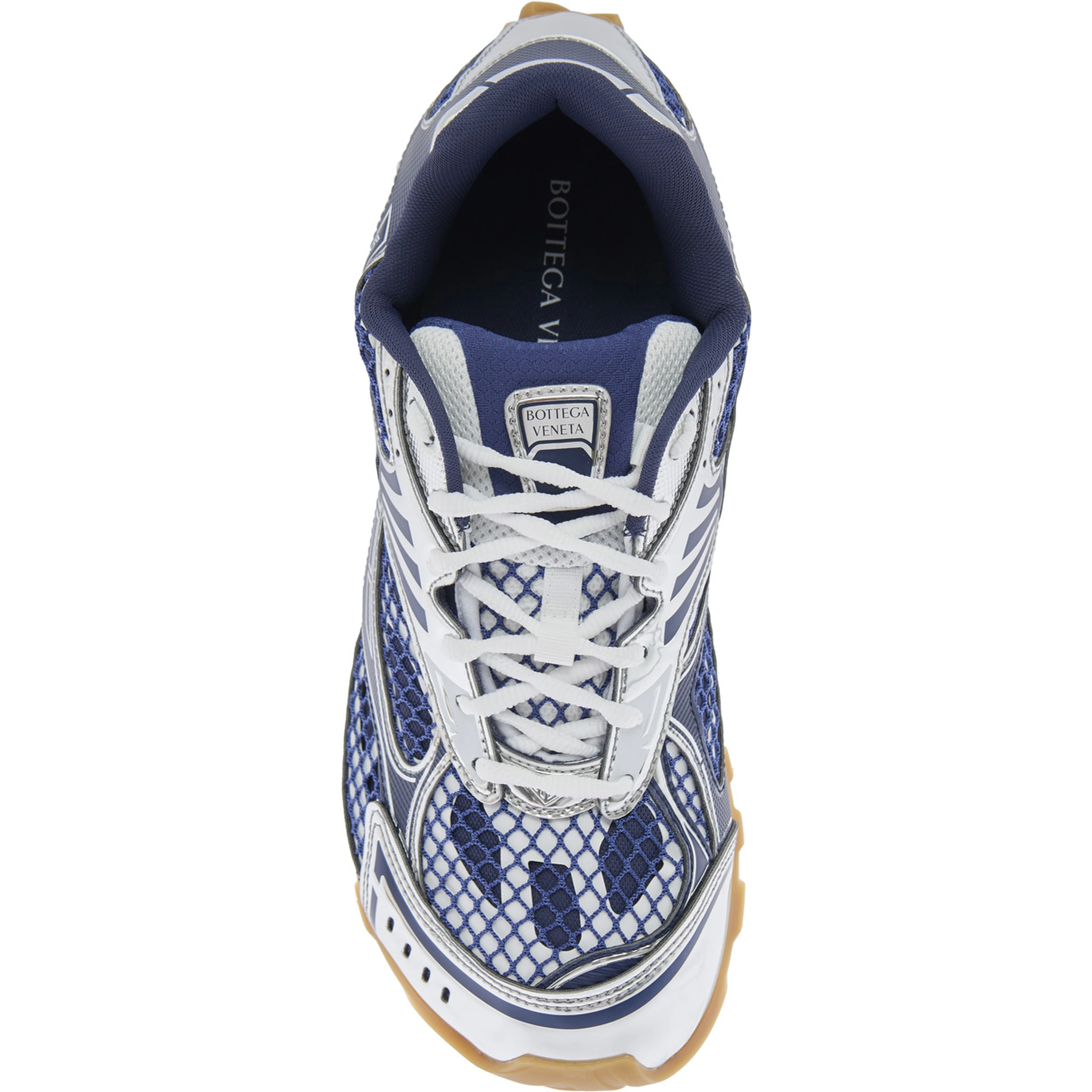 Orbit blue Sneaker with Logo Lettering Detail in Tech Fabric Men