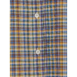 multicolor Shirt with all-over check pattern in cotton for women