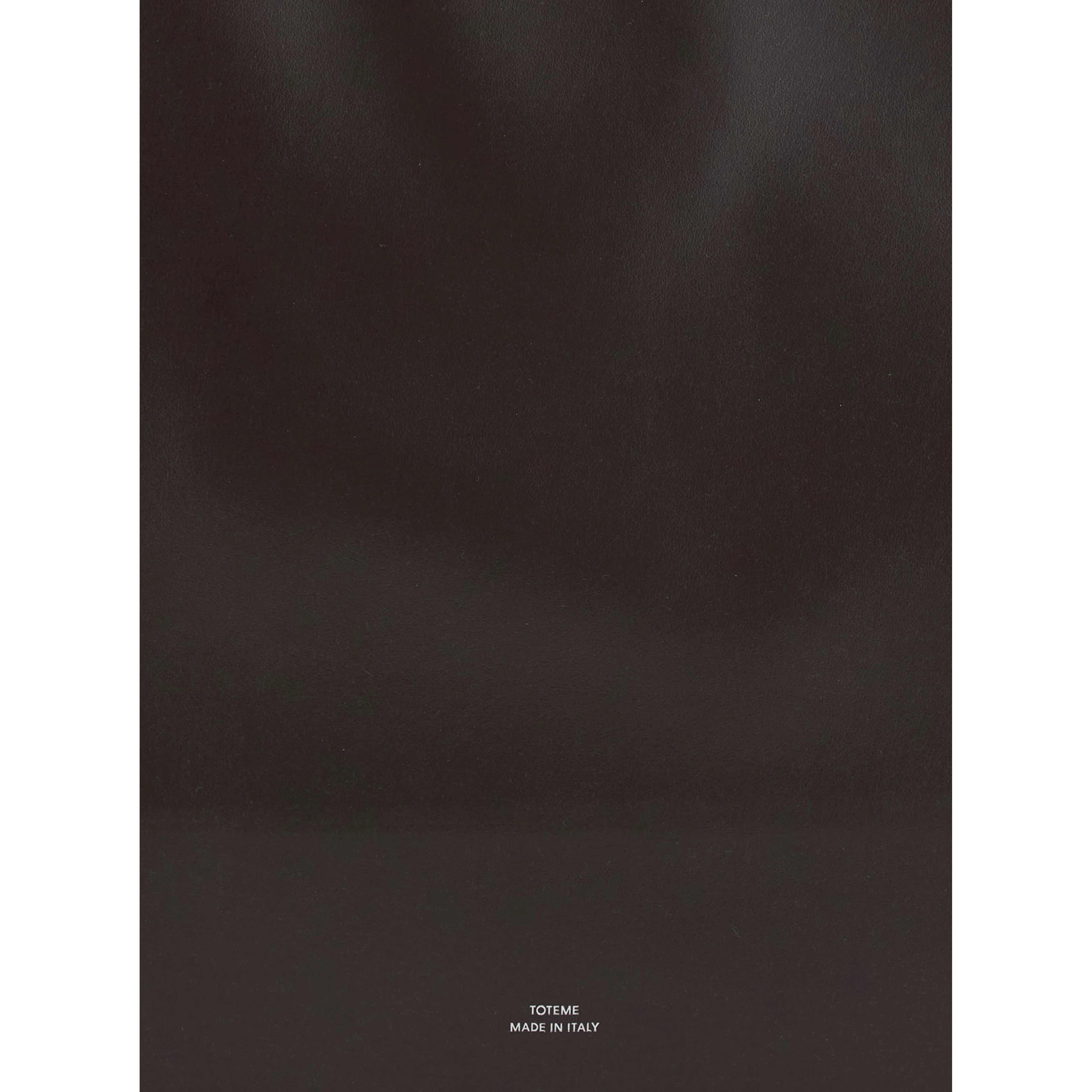 Roam brown Shopper with double handles and embossed logo in leather for women