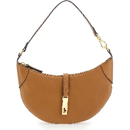 Shoulder Bag P ID MN SHDR-SHOULDER BAG-SMALL in Beige Leather for Women