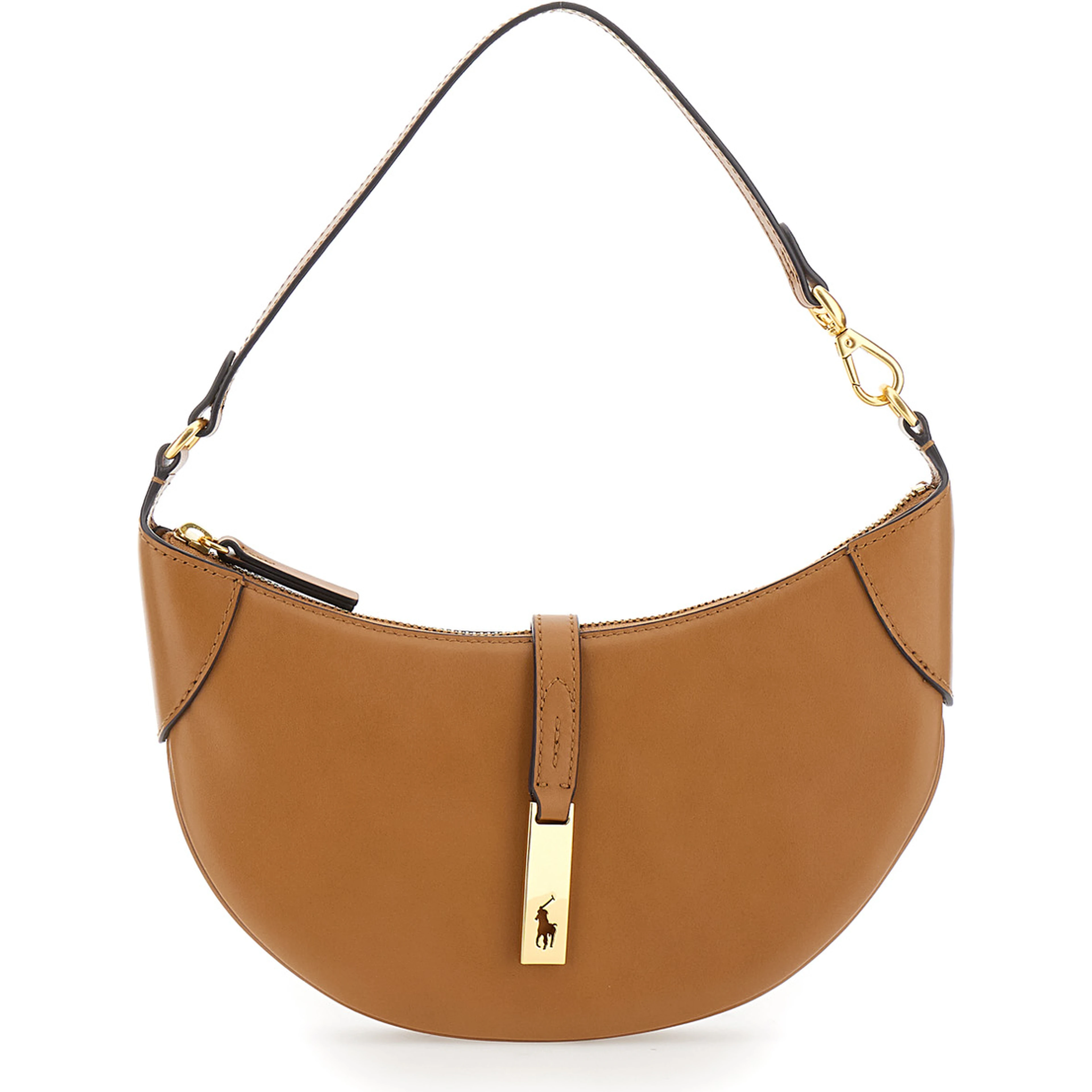 Shoulder Bag P ID MN SHDR-SHOULDER BAG-SMALL in Beige Leather for Women