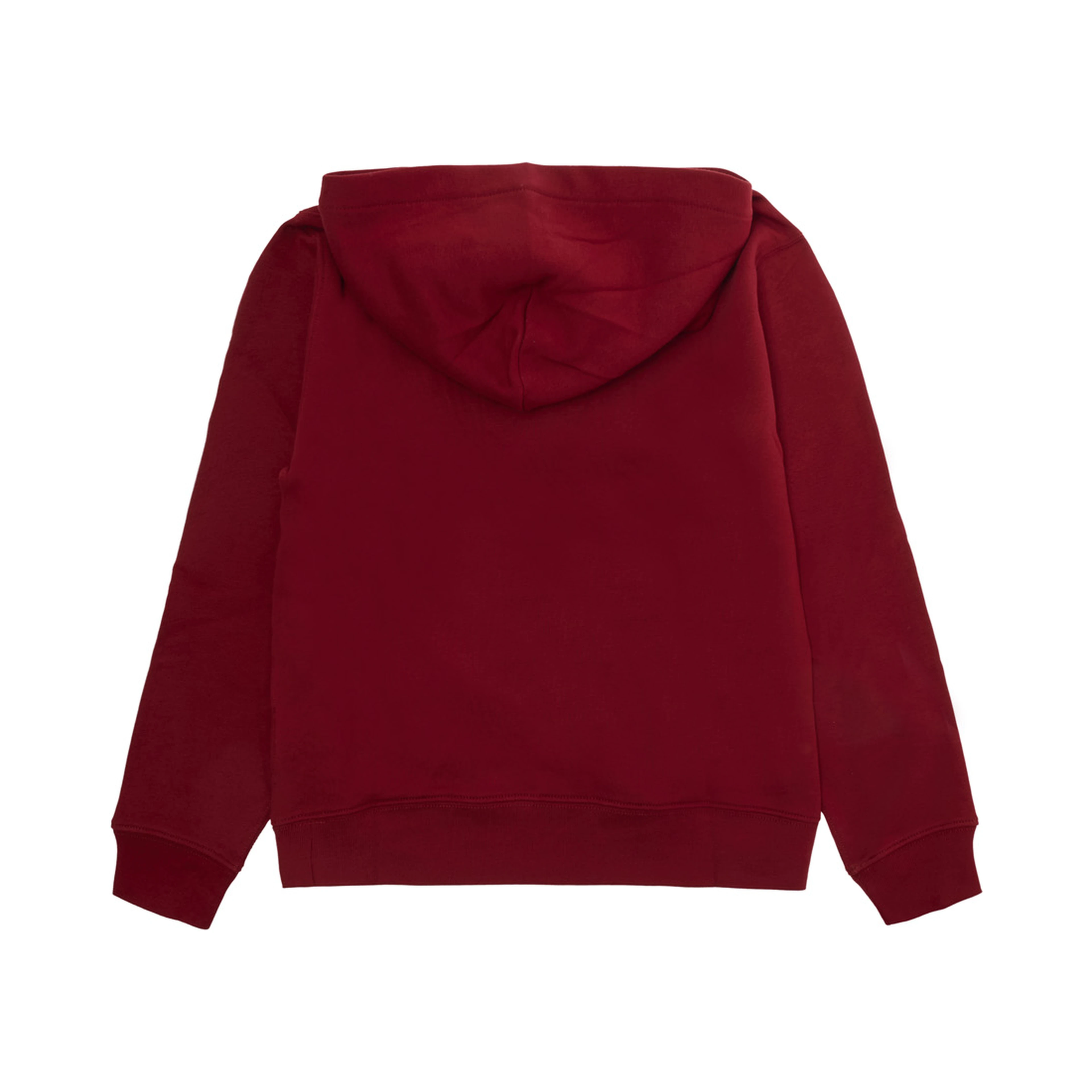 Red Sweatshirt with Fixed Hood and Pony Logo on the Front in Cotton Boy