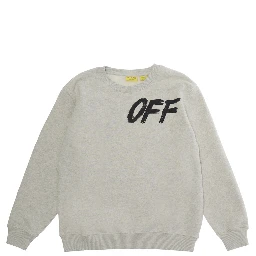 Grey sweatshirt with logo on the front and back in cotton for Boy